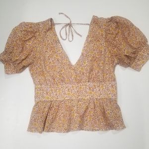 J. Crew floral top Size 4